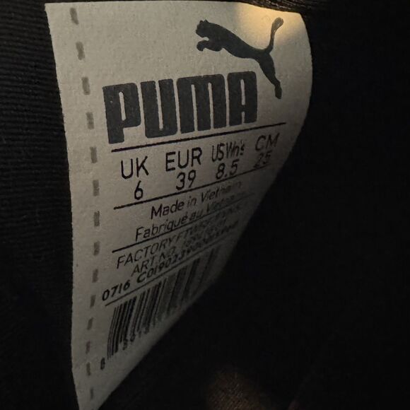 Puma Fierce Core Running Athletic Black Womens 8.5‎ Slip On Shoes Sneakers - Picture 8 of 8